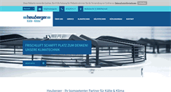 Desktop Screenshot of heuberger.de