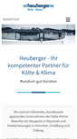 Mobile Screenshot of heuberger.de